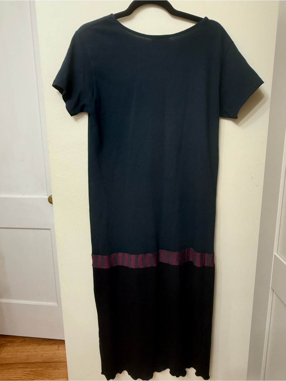 NWT Lee Andersen S Artist Handmade Whimsigoth Short Sleeve Jersey Dress Boho - Picture 8 of 11
